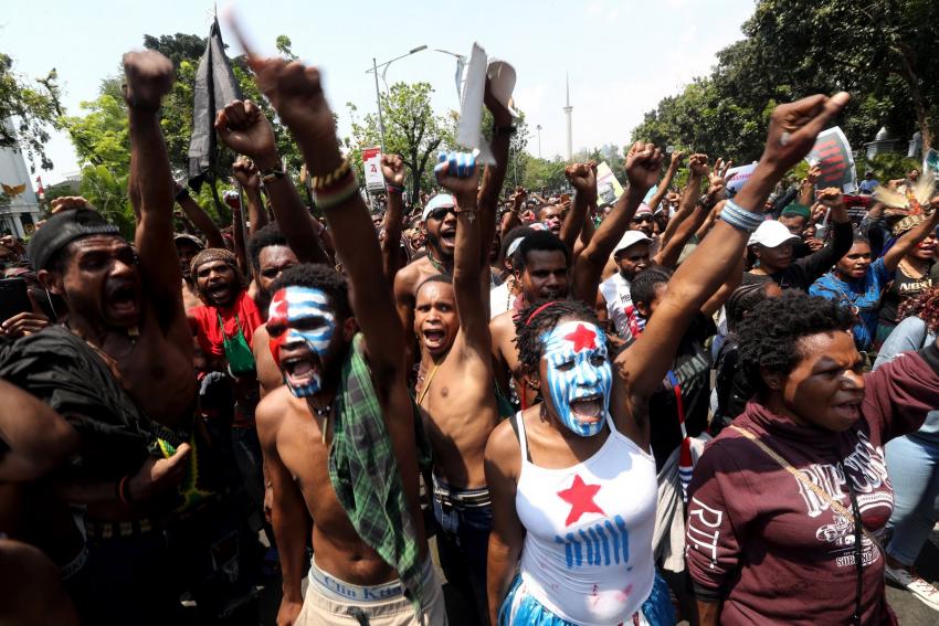 Demonstration West Papuan People